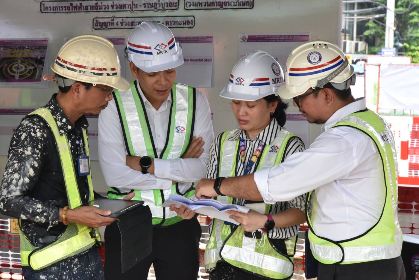 รฟม. เร่ง 'ม่วงใต้': 'หัวเจาะปสุตา' ถึงสะพานพุทธฯ ภาพรวมคืบ 65%