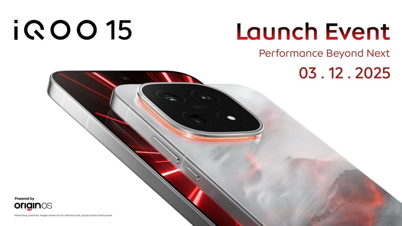 iQOO 15 เตรียมเปิดตัว 3 ธ.ค. นี้ ชู 'Snapdragon® 8 Elite Gen 5' ชิปเซ็ตแรงที่สุด