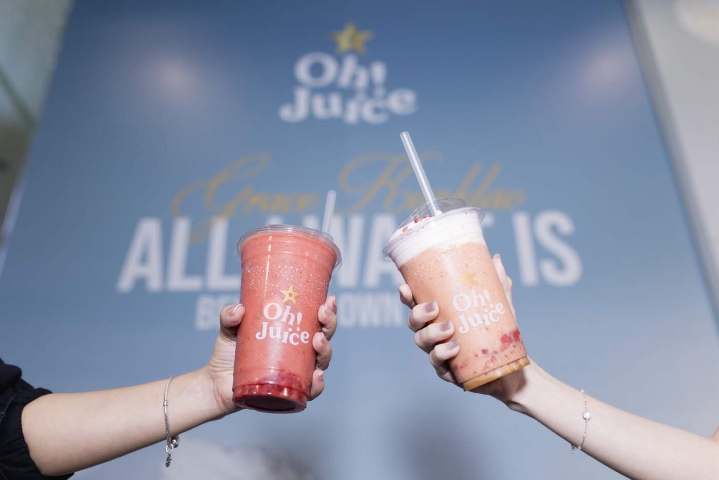 Oh! Juice ดึง "เกรซ กาญจน์เกล้า" ปั้นแคมเปญรับปี 2025 ชูจุดขาย Custom สุขภาพพรีเมียม ตั้งเป้าโต 30%