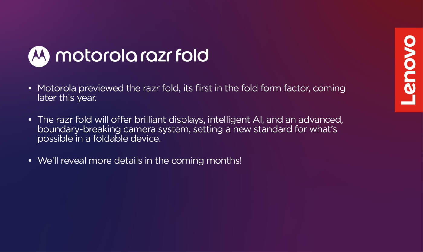 Motorola เตรียมส่ง ‘Razr Fold’ ท้าชนตลาดสมาร์ทโฟนจอพับทรงสมุด ปลายปีนี้
