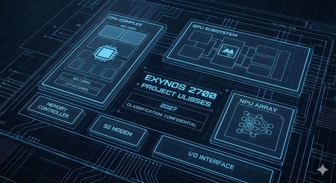 หลุดสเปก Exynos 2700 ชิป 2nm รุ่นที่ 2 รหัส ‘Ulysses’ อัปเกรดความแรง 4.2GHz เตรียมลง Galaxy S27
