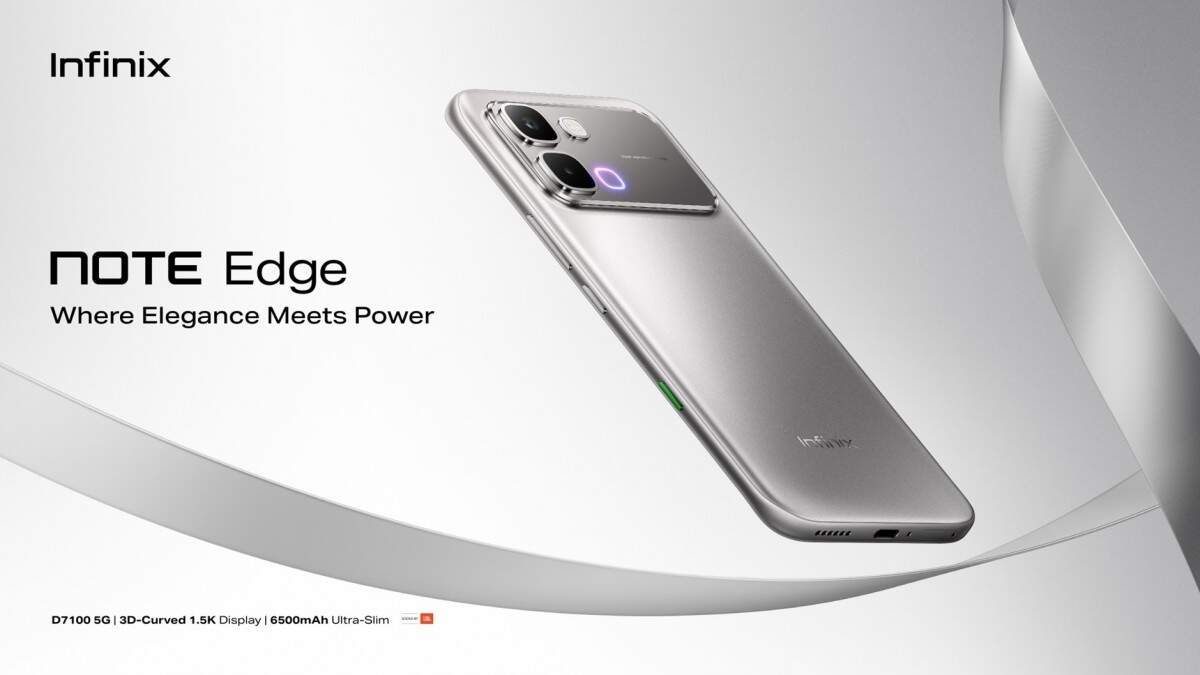 Infinix Note Edge มือถือจอโค้งบางเฉียบ 7.2 มม. คอนเฟิร์มแล้ว มาพร้อม Dimensity 7100