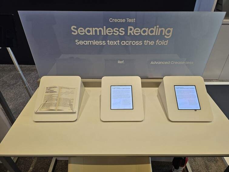 Samsung ส่งเทคโนโลยี "Dual UTG" ลง Galaxy Z Fold8 ลดรอยพับหน้าจอ 20%