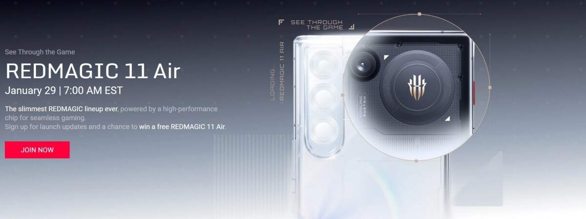 nubia ยันวันเปิดตัว RedMagic 11 Air รุ่น Global วันที่ 29 ม.ค. นี้ จัดเต็มชิป Snapdragon 8 Elite และแบตฯ 7000 mAh