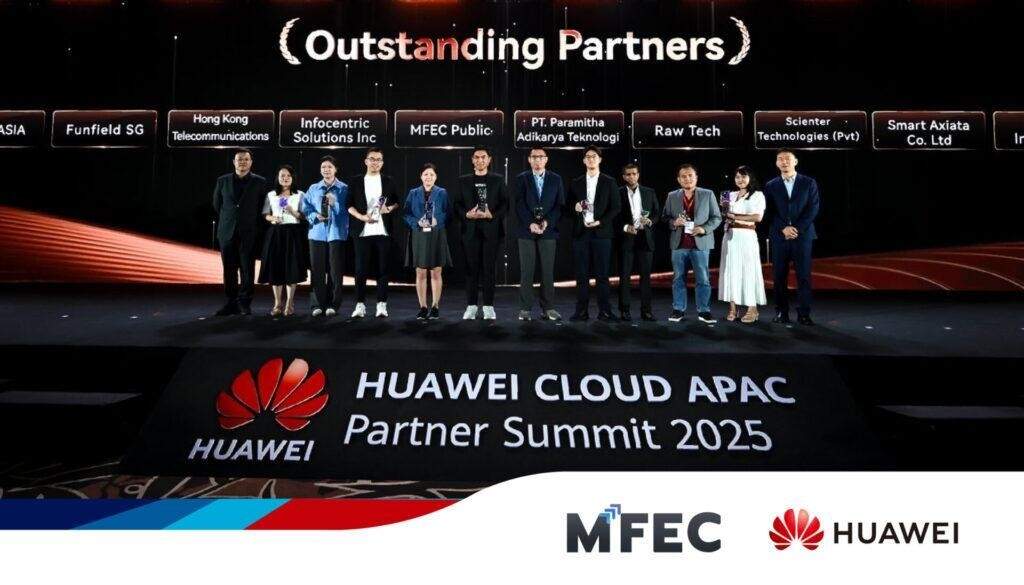 MFEC คว้ารางวัลใหญ่ระดับภูมิภาค ตอกย้ำเบอร์หนึ่งด้าน Cloud Transformation ในไทย