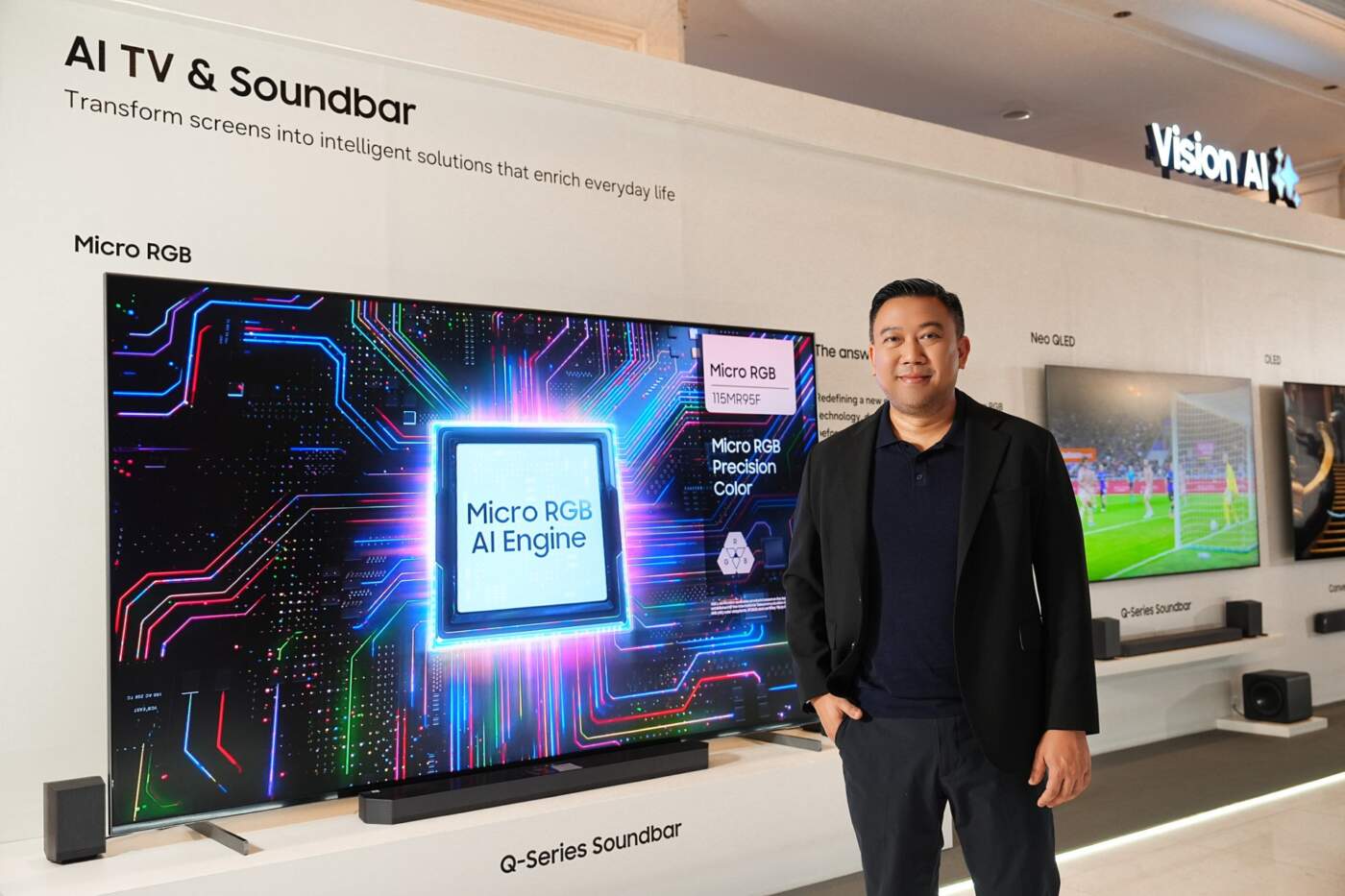 Samsung ไม่หวั่นดีล Sony-TCL มั่นใจ AI ครองแชมป์ตลาดทีวีพรีเมียมปี 2026