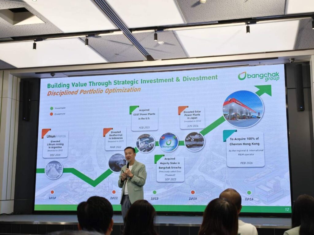 บางจากฯ กางแผนปี 69 รุกตลาดฮ่องกง-สหรัฐฯ ปั้น Trading Hub ระดับโลก พร้อมอัปเกรดน้ำมันพรีเมียม 98 ท้าชนตลาด