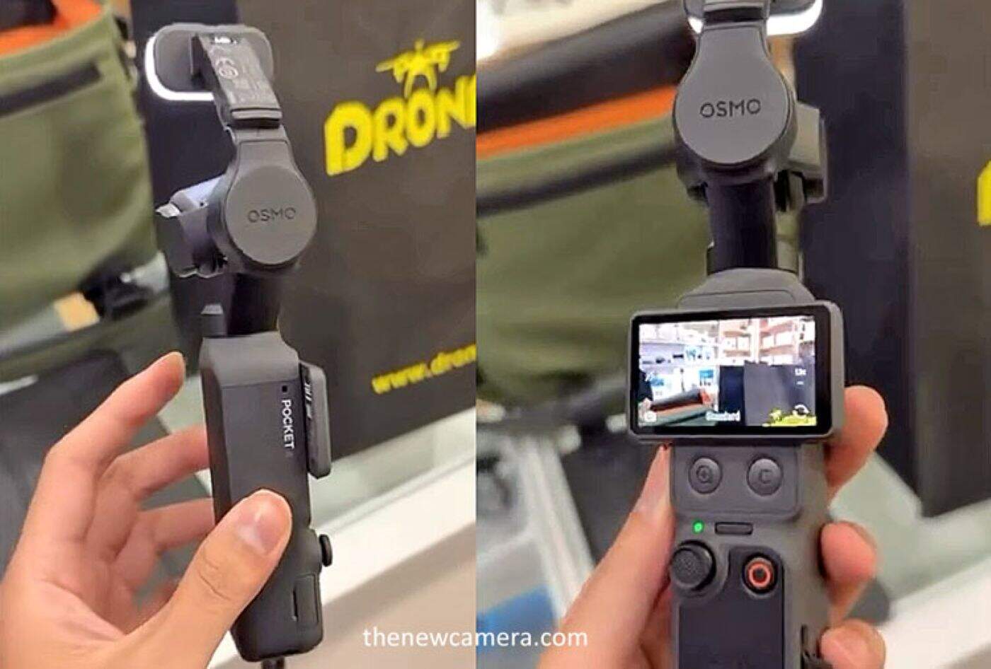 หลุดคลิป DJI Osmo Pocket 4 อัปเกรดก้านยาวขึ้น พร้อมปุ่มใหม่และโหมดถ่ายภาพ 33MP