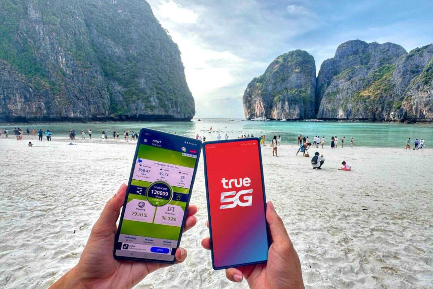 True ปักหมุด 5G อ่าวมาหยา! ยกระดับ 'แลนด์มาร์คระดับโลก' สู่ Smart Destination เชื่อมต่อไร้รอยต่อ-เสริมความปลอดภัยขั้นสุด