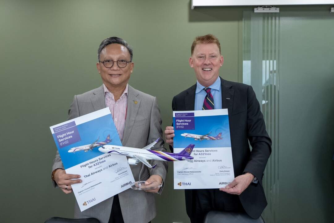 THAI Airbus A321neo FHS signing - Credit to Airbus SAS