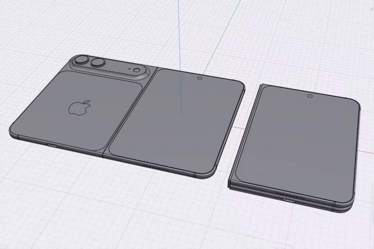 หลุดภาพเรนเดอร์ CAD ล่าสุด iPhone Fold เผยดีไซน์จอพับสไตล์ Pixel Fold คาดเปิดตัวพร้อม iPhone 18 Series