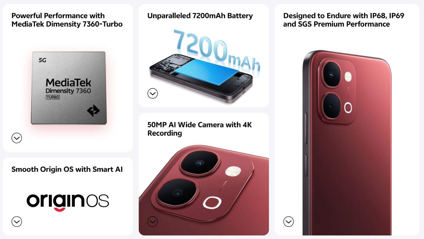 vivo เปิดตัว Y51 Pro 5G อัปเกรดชิป Dimensity 7360 Turbo พร้อมแบต 7200mAh และความทนทานระดับมาตรฐานกองทัพ