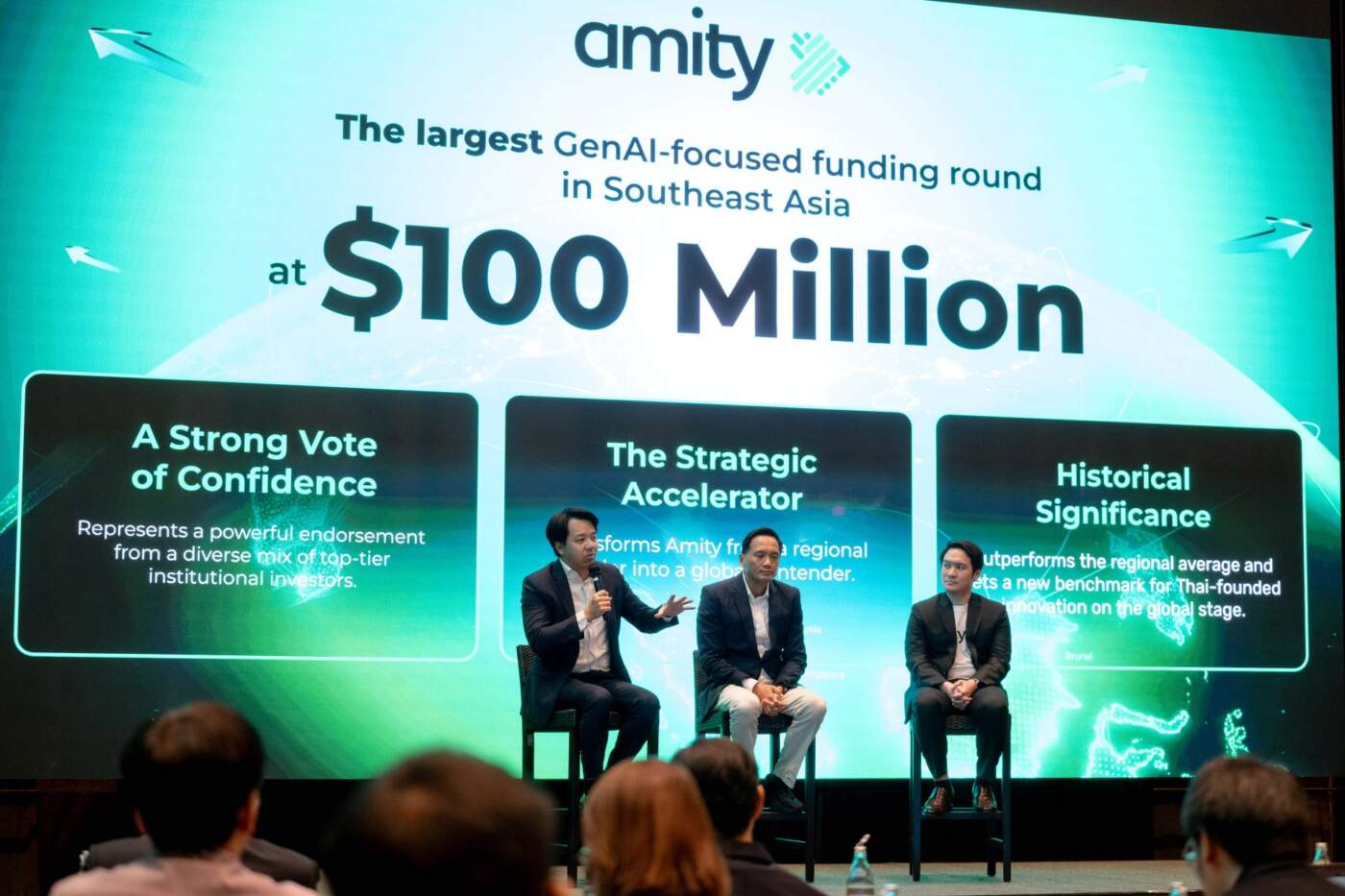 "อะมิตี้" ผงาดระดมทุน Series D 100 ล้านดอลลาร์ ขึ้นแท่นดีล GenAI ใหญ่สุดในอาเซียน