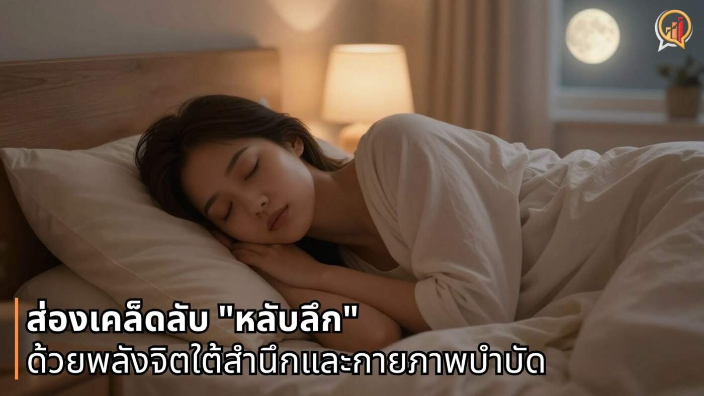 สลัดความเครียด จัดระเบียบร่างกาย: เผยเคล็ดลับ "หลับลึก" แบบคุณภาพด้วยพลังจิตใต้สำนึกและกายภาพบำบัด
