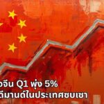 เศรษฐกิจจีน Q1 พุ่ง 5% โตเกินคาดสวนทางดีมานด์ในประเทศซบเซา