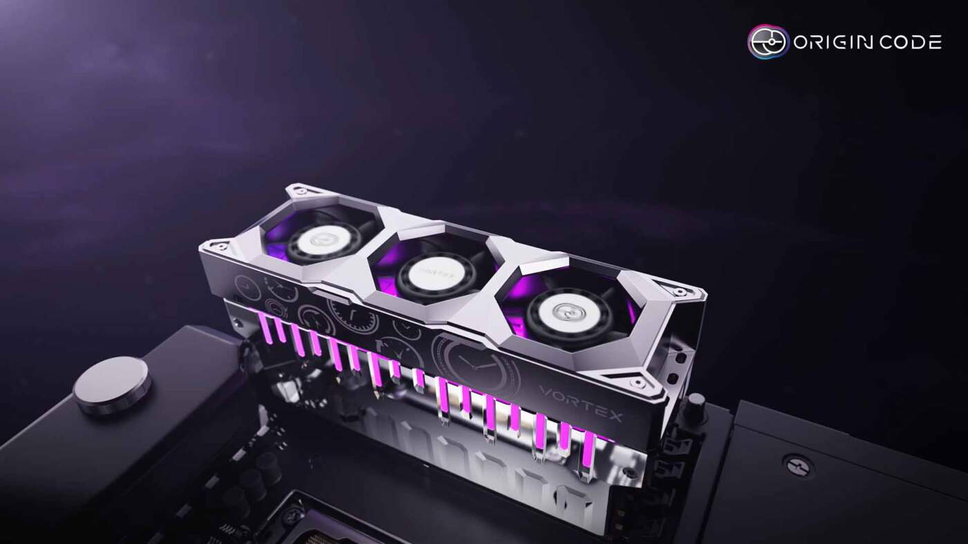 Origin Code เปิดตัว "VORTEX DDR5" แรมรุ่นแรกของโลกที่มาพร้อมพัดลม 3 ตัว ยกระดับการระบายความร้อน 40%
