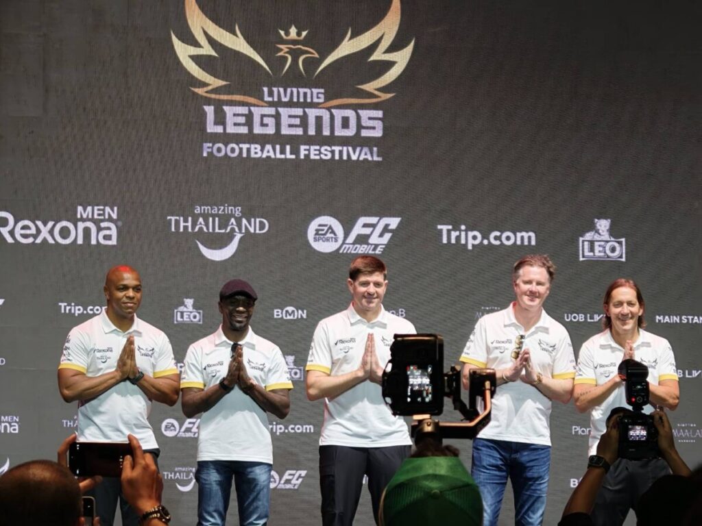 "อินฟลูออส" ดึง 5 ตำนานแข้งบุกไทย เนรมิตมหกรรมฟุตบอล "Living Legends 2026" สุดเอ็กซ์คลูซีฟ