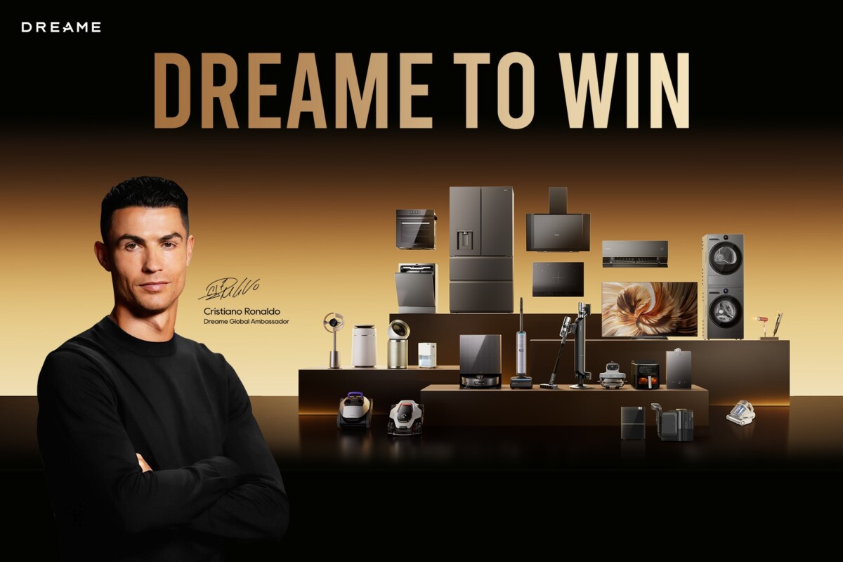 Dreame คว้าตัว ‘คริสเตียโน โรนัลโด’ นั่งแท่น Global Ambassador เปิดตัวแคมเปญใหญ่ ‘Dreame to Win’ รุกตลาดเครื่องใช้ไฟฟ้าไฮเอนด์