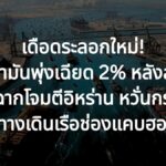 เดือดระลอกใหม่! ราคาน้ำมันพุ่งเฉียด 2% หลังสหรัฐฯ เปิดฉากโจมตีอิหร่าน หวั่นกระทบเส้นทางเดินเรือช่องแคบฮอร์มุซ