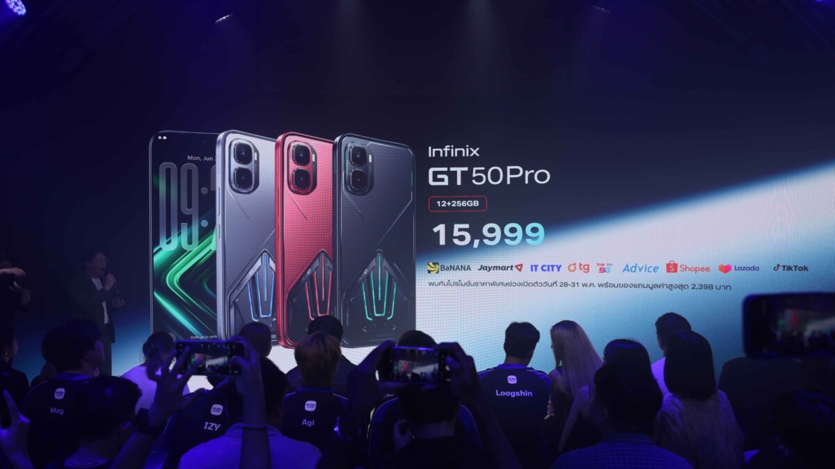 เปิดตัว Infinix GT 50 Pro สมาร์ทโฟน Gaming Beast สยบความร้อนด้วย HydroFlow ลุยเกมเดือด 144FPS
