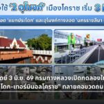 ดีเดย์ 3 มิ.ย. 69 เปิดทดลองใช้อุโมงค์ประโดก-เทอร์มินอลโคราช แก้รถติด