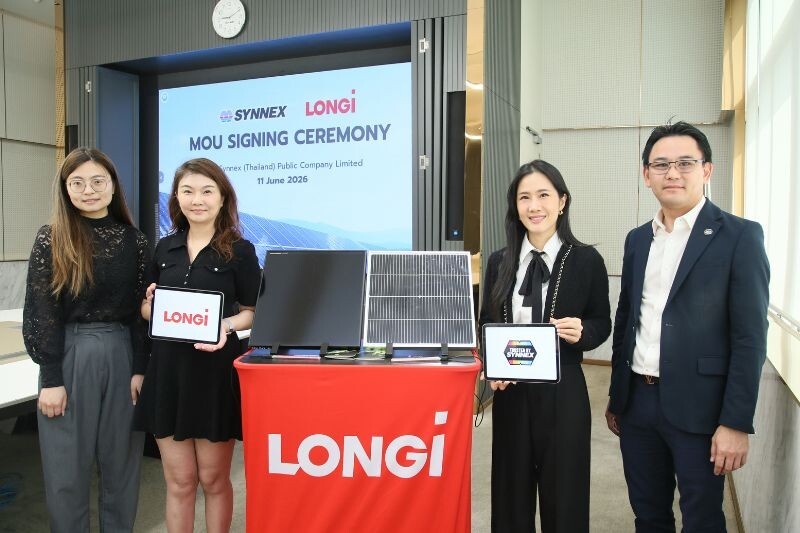 SYNNEX บุกตลาดพลังงานสะอาด จับมือ LONGi ยักษ์ใหญ่โซลาร์เซลล์ นำร่องนวัตกรรม Back Contact ในตลาดไทย