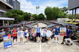 ไปรษณีย์ไทย ปล่อยคาราวานตุ๊กตุ๊กปลุกกระแสฟุตบอลโลก 2026 จัดแคมเปญแจกโชคใหญ่ 12 ล้านบาท