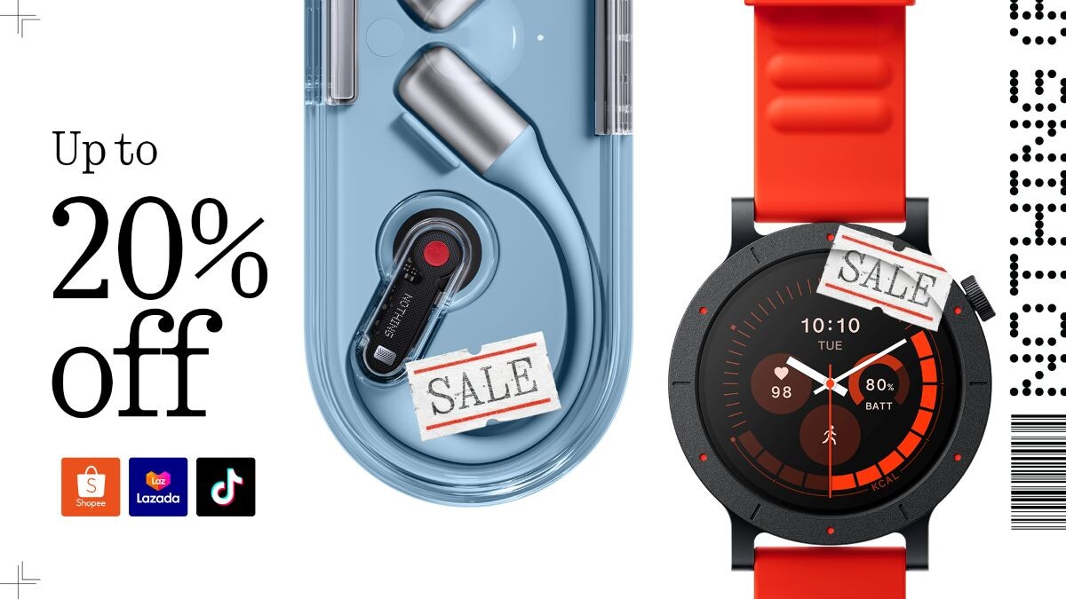 Nothing บุกตลาดสายแอคทีฟ ส่งหูฟัง Ear (open) - สมาร์ตวอทช์ Watch 3 Pro อัดโปรแรงรับ Mid-Month Sale