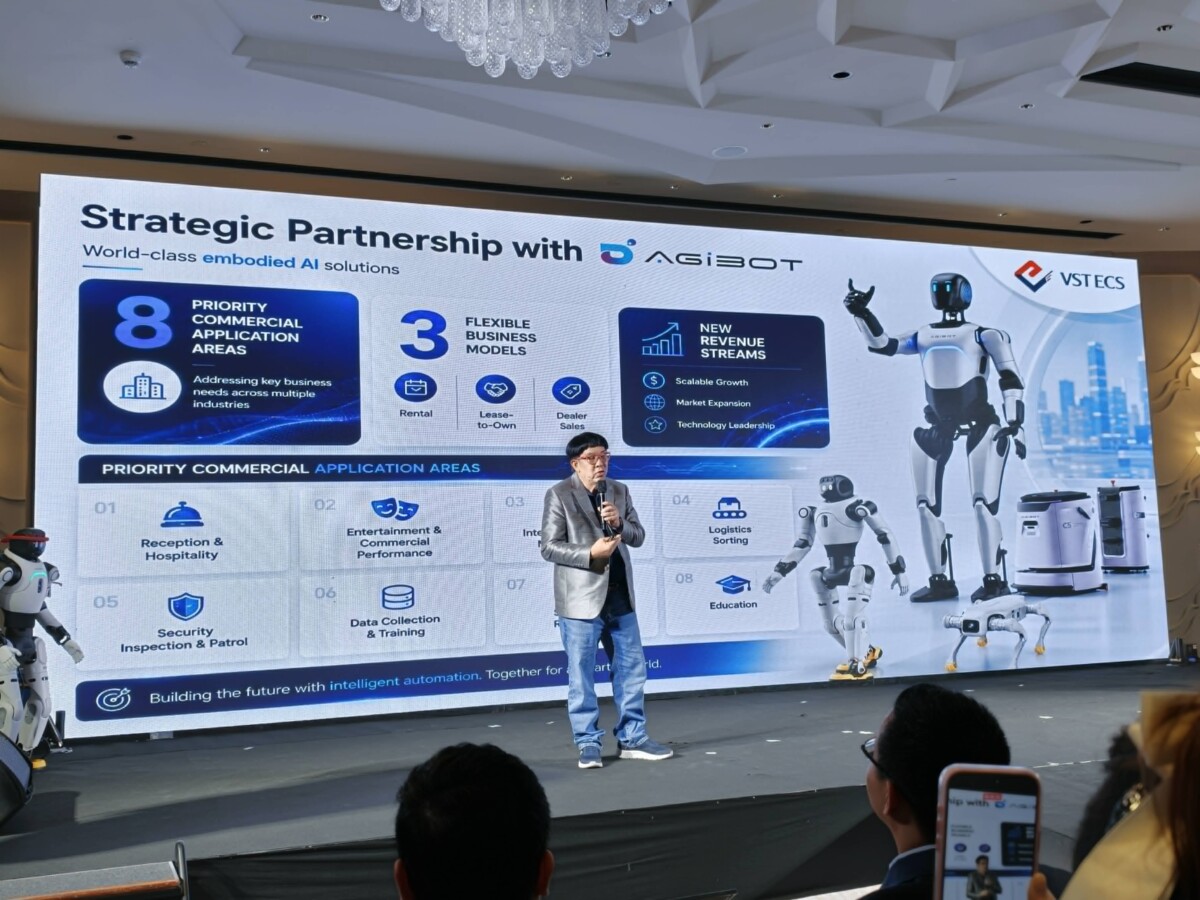 VST ECS จับมือ AGIBOT ลุยตลาดหุ่นยนต์ Humanoid ในไทย