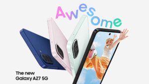 เปิดตัว Samsung Galaxy A27 5G อัปเกรดชิป Snapdragon 6 Gen 3 จอใหญ่ 6.7 นิ้ว พร้อมฟีเจอร์ AI