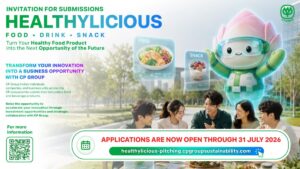 ซีพีเปิดเวที Healthylicious เฟ้นหาสตาร์ทอัพ-SME นวัตกรรมอาหารแห่งอนาคต ต่อยอดธุรกิจสู่ระดับโลก