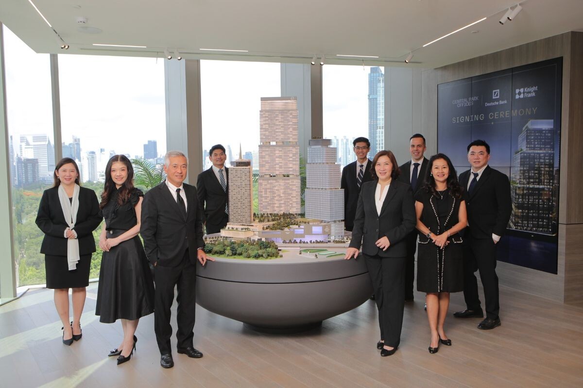 เซ็นทรัลพัฒนา ดึง Deutsche Bank ปักหมุด Central Park Offices ยกระดับ ‘สีลม-พระราม 4’ สู่ฮับการเงิน