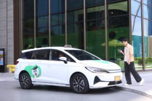 LINE MAN RIDE ดันโมเดลเช่ารถ EV ลดต้นทุนคนขับ 60% พร้อมเปิดตัวฟีเจอร์ Comfort เอาใจสายกรีน