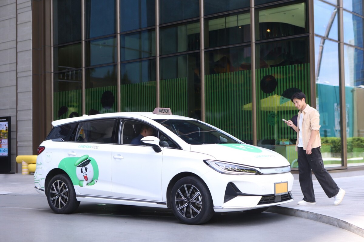 LINE MAN RIDE ดันโมเดลเช่ารถ EV ลดต้นทุนคนขับ 60% พร้อมเปิดตัวฟีเจอร์ Comfort เอาใจสายกรีน