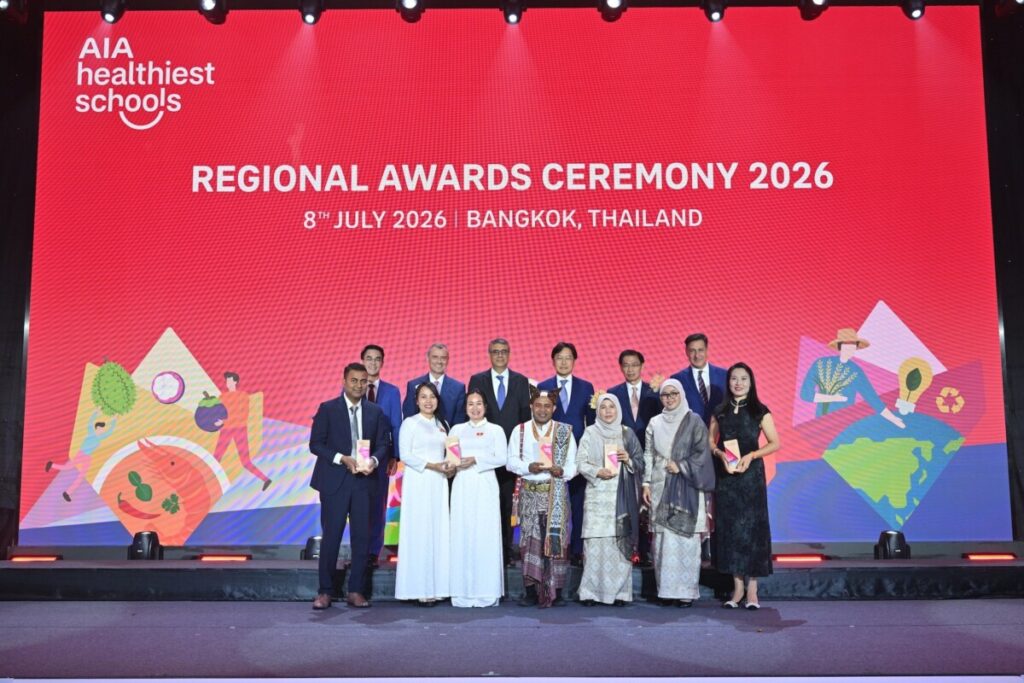 เอไอเอ ปักหมุดไทยจัดงานใหญ่ มอบรางวัล ‘AIA Healthiest Schools’ ระดับภูมิภาค หนุนเยาวชนเอเชียสุขภาพดีอย่างยั่งยืน