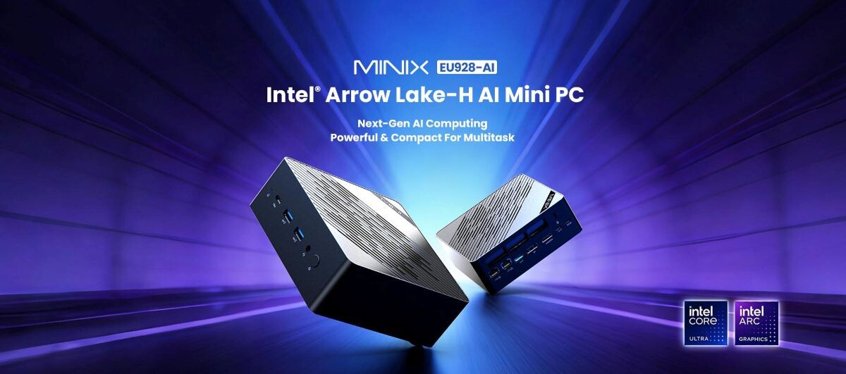 MINIX เปิดตัว EU928-AI Mini PC เรือธง พลัง Intel Core Ultra 9 แรง 99 TOPS ลุยงาน AI-ครีเอเตอร์