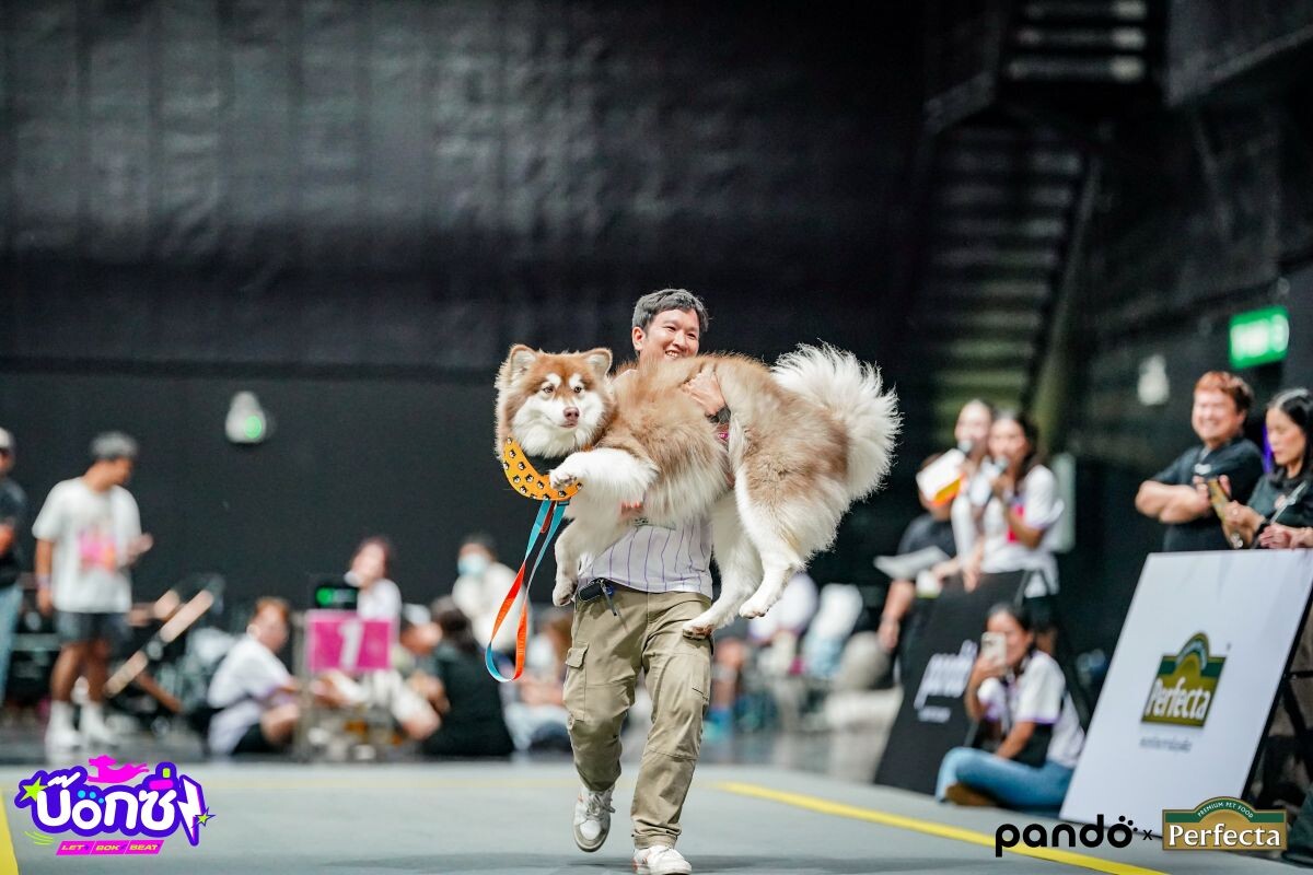 ครั้งแรกในไทย! BOKSING งานแข่งวิ่งคู่ "พ่อแม่-น้องหมา" แท็กทีมฝ่า 4 ด่านสุดน่ารัก เติมเต็มความสุขตลอด 120 เมตร