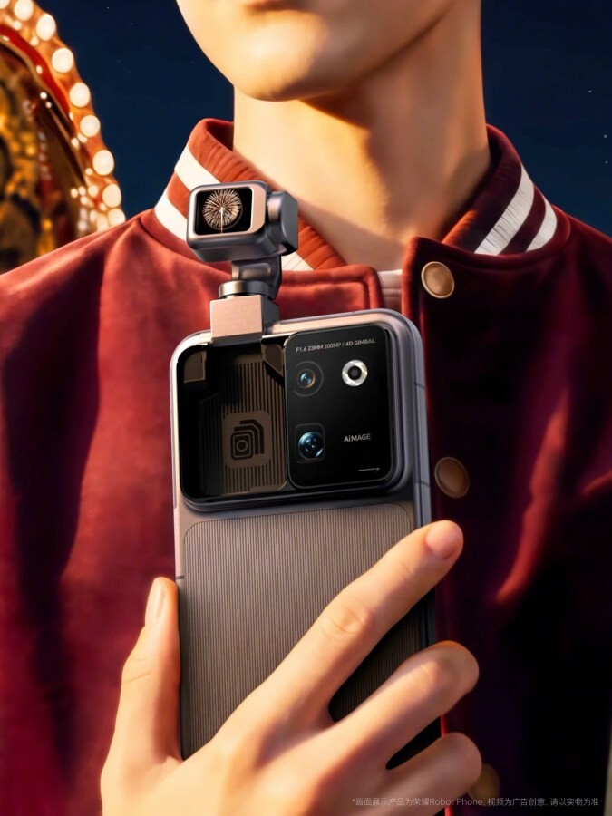เปิดตัว Honor Robot Phone กล้อง Gimbal ไทเทเนียม 200MP