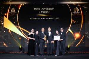 โบทานิก้า ลักซูรี่ วิลล่า คว้ารางวัล Best Developer (Phuket) เวที PropertyGuru Thailand Property Awards 2026