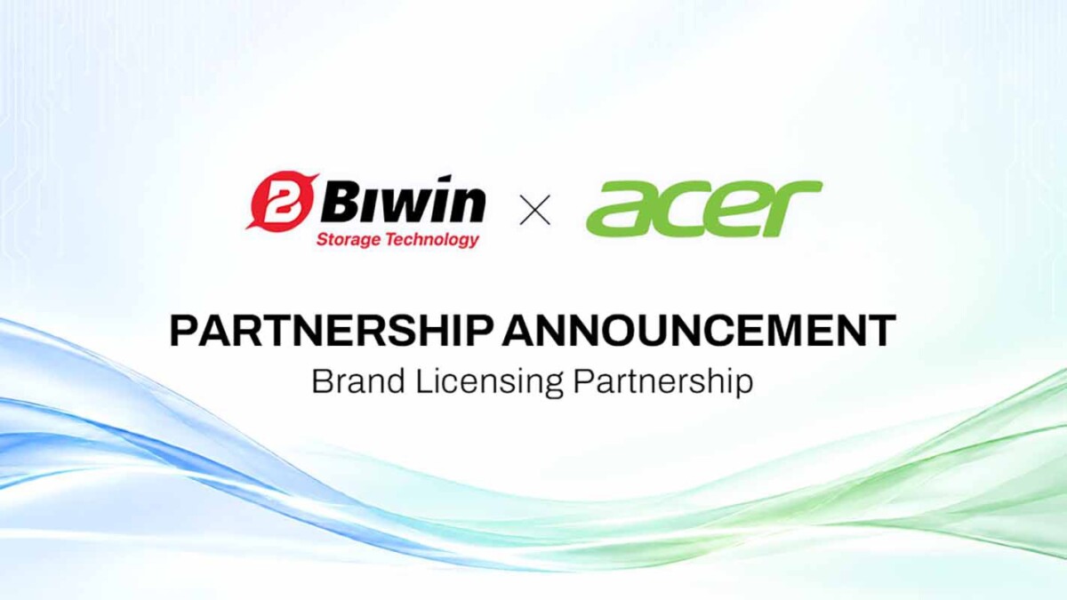 BIWIN ต่อสัญญาแบรนด์ไลเซนส์ Acer ระยะยาว ลุยผลิต-ขยายตลาดหน่วยความจำ Acer และ Predator ทั่วโลก