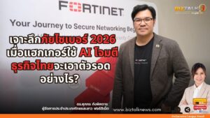 เจาะลึกภัยไซเบอร์ 2026 เมื่อแฮกเกอร์ใช้ AI โจมตี ธุรกิจไทยจะเอาตัวรอดอย่างไร